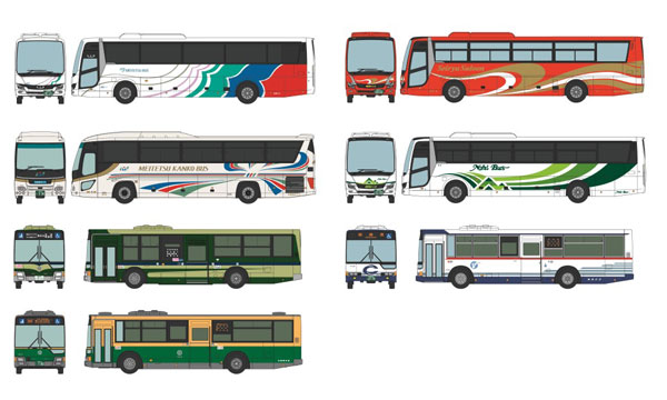 ザ・バスコレクション ◇名鉄グループバスホールディングス7社セット