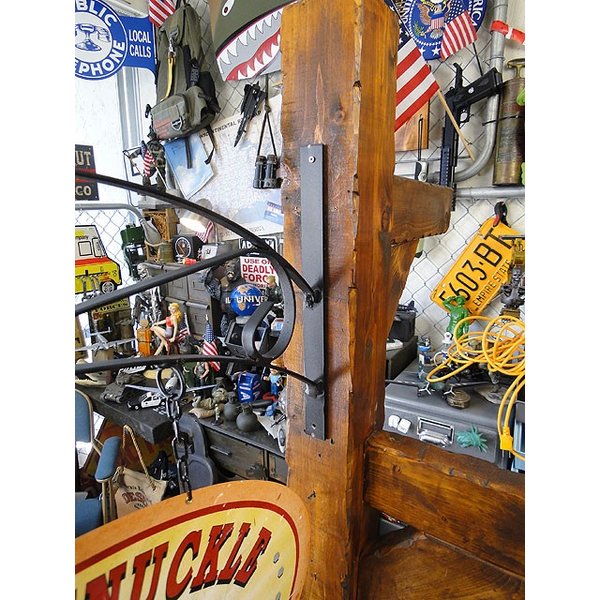 バステッドナックルガレージ ストアサイン （両面デザイン/アイアン