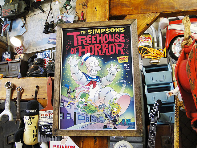 ポスターフレーム （シンプソンズ/マシュマロマン） ポスター＆木製