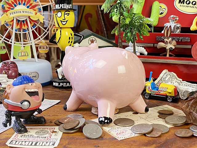 トイ・ストーリー ハム 貯金箱 セラミック製 トイストーリーの通販