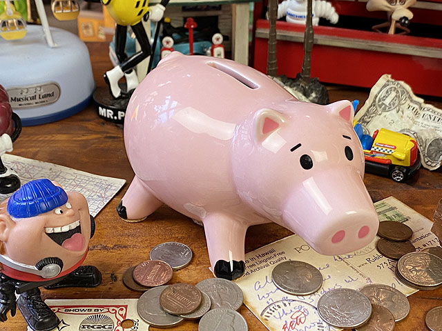 トイ・ストーリー ハム 貯金箱 セラミック製 トイストーリーの通販