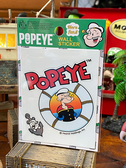 ポパイ オフィシャルステッカー （フロート）の通販・販売 | アメリカ