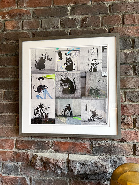 バンクシー アートフレーム （Rats Collection） 木製額付き 絵画