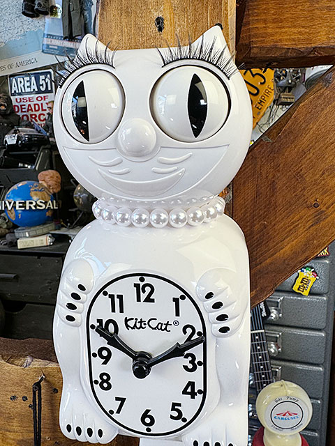 キット キャット クロック （ホワイトレディ） MADE IN U.S.A.の通販