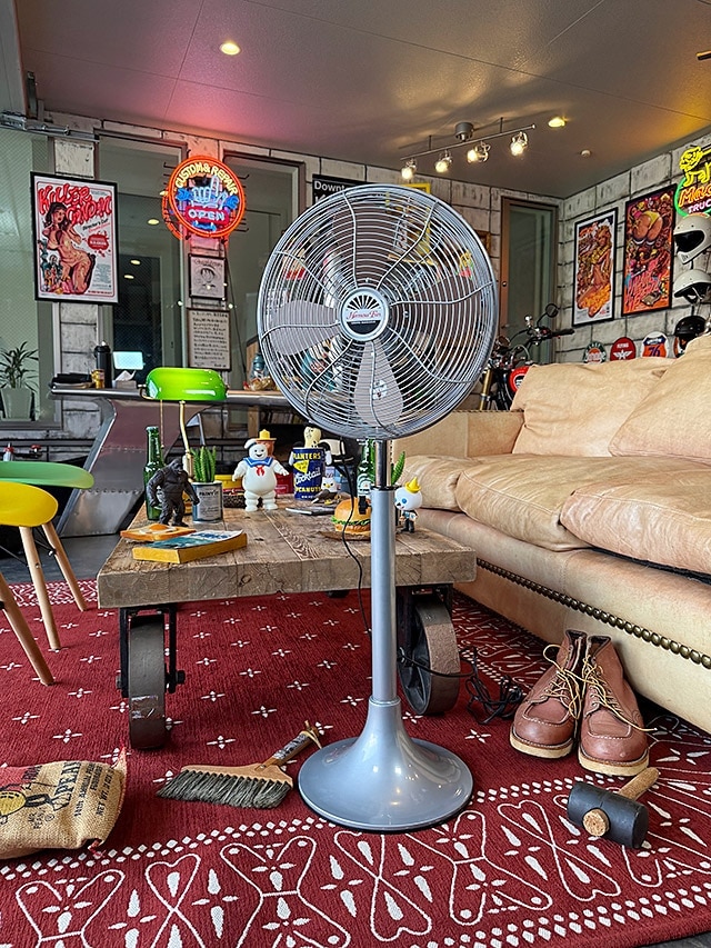 扇風機 ハモサ レトロファン フロア （シルバー） HERMOSA RETORO FAN