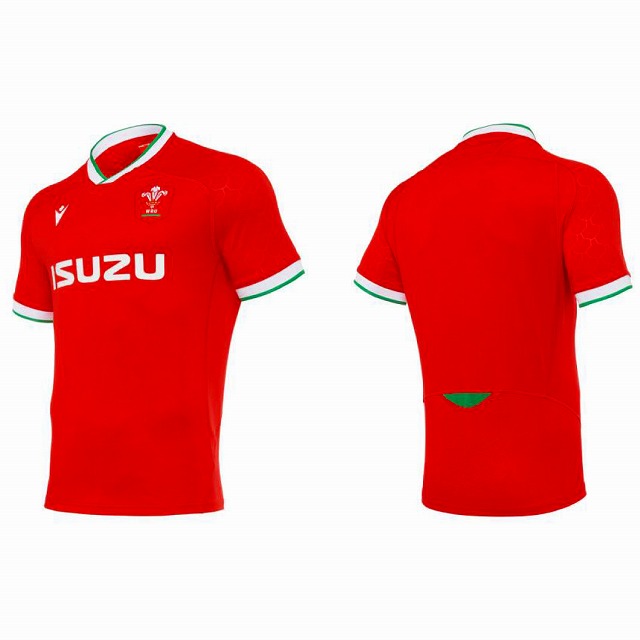 macron】 マクロン WRU ウェールズ代表 ホーム レプリカ ジャージ 2020