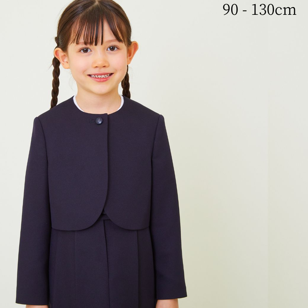 ノーカラーボレロ 90 100 105 110 115 120 130cm (2432-2371