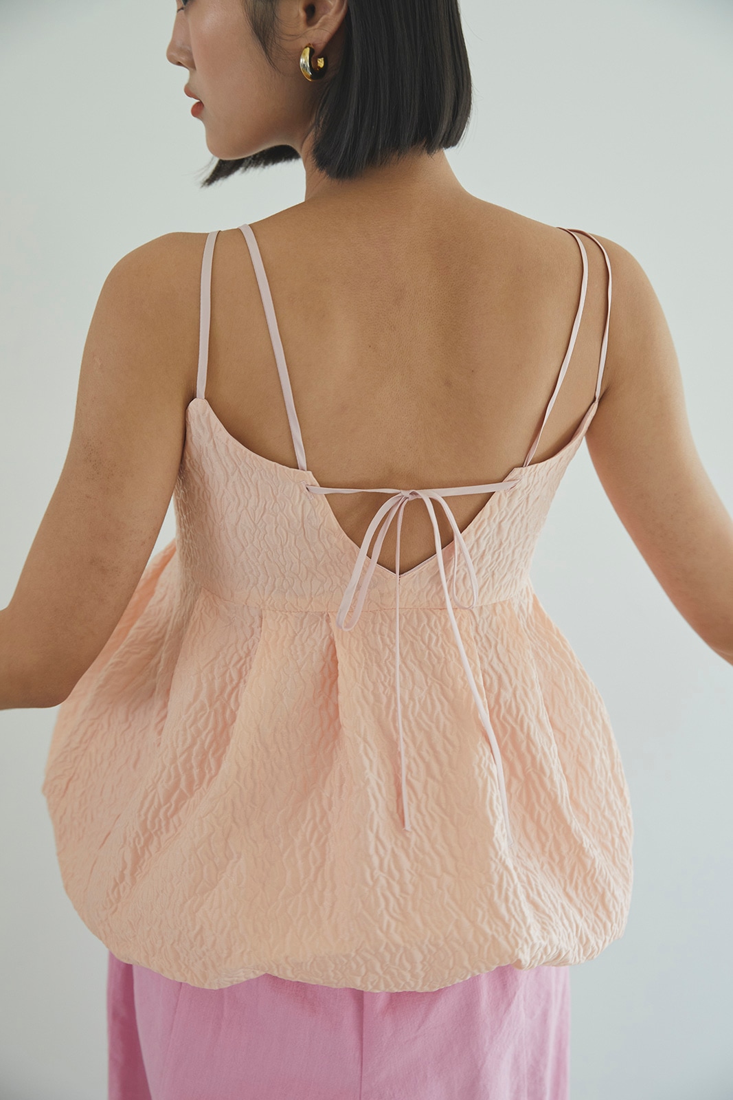 ジャカードペプラムバルーンキャミソール/CAVEZA ROSSO/カベサロッソ