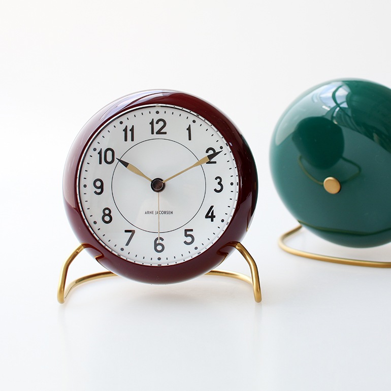 ARNEJACOBSEN アルネ・ヤコブセン｜TABLE CLOCK STATION 43676 43677