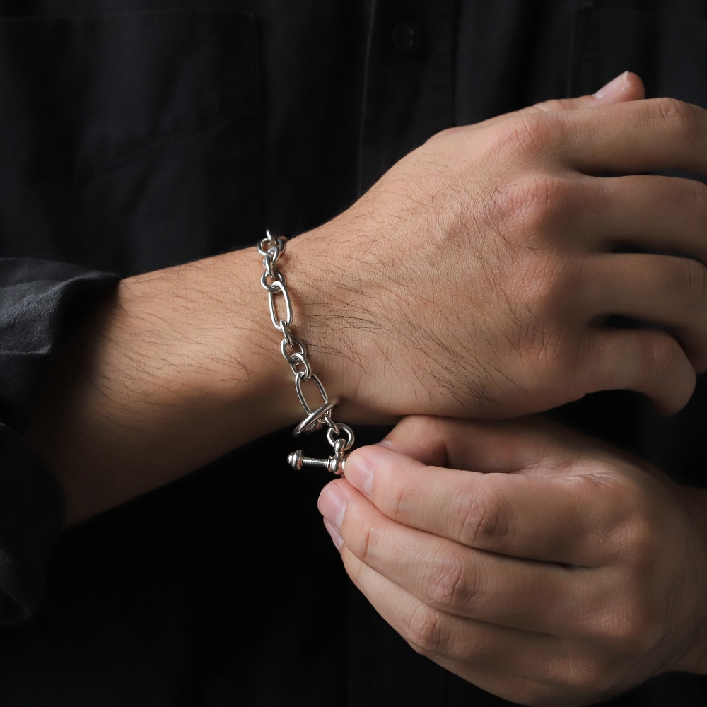 アクセサリー TIFFANY&CoPaloma Picasso Toggle Bracelet Tiffany and Co. Paloma Picasso 925 Circle Multi Chain Toggle