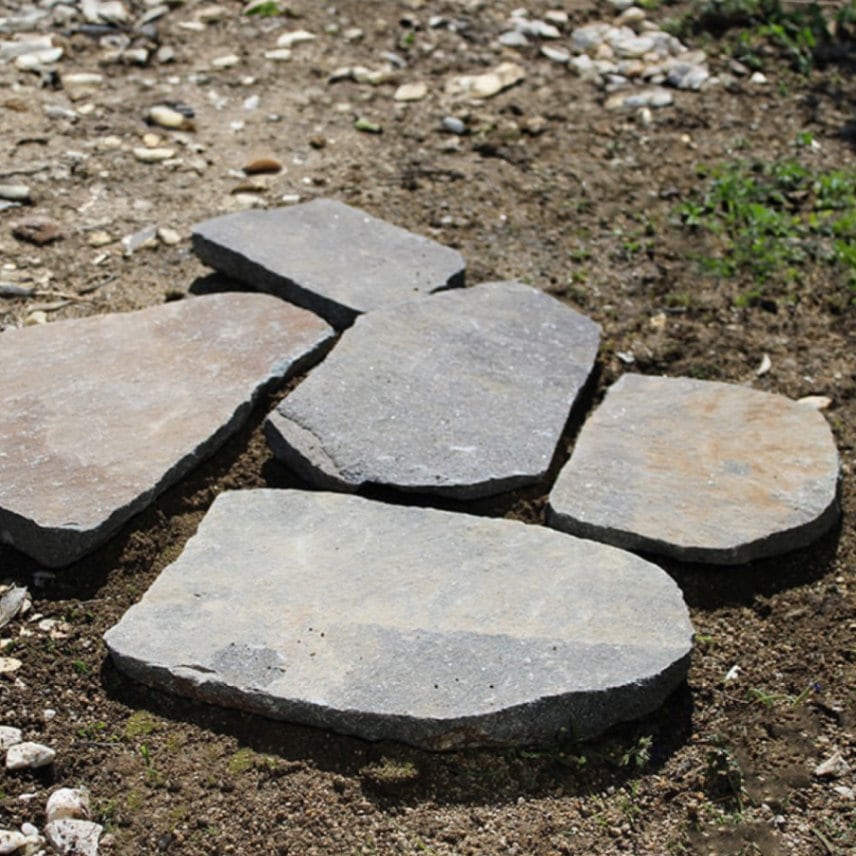 おしゃれでちょっとこだわりのエクステリア,ガーデン石材,乱形石が