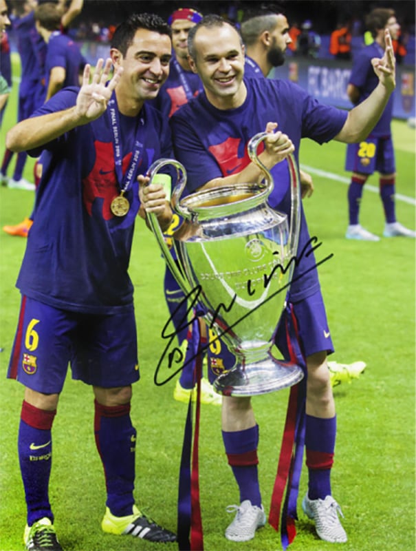 直筆サイングッズ,ICONS,アンドレス・イニエスタ ｜カード