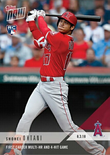 大谷翔平 2018 Topps Now 02/24/2018 Spring Training Debut