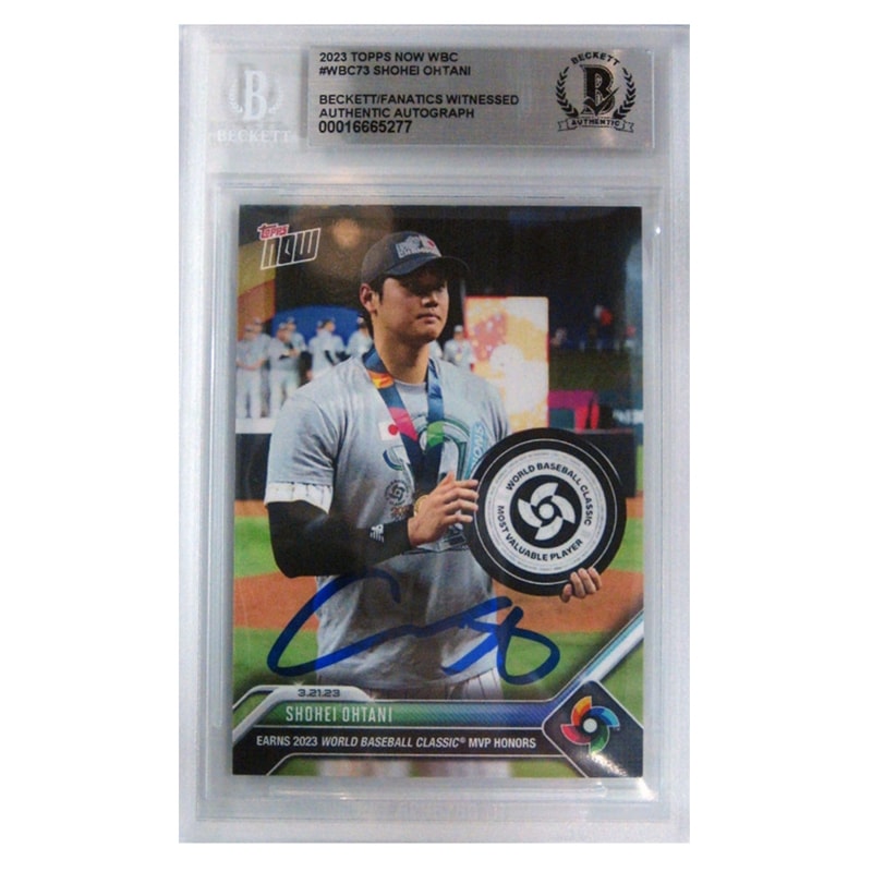 大谷翔平 直筆サイン入り 2023 WBCセレブレーション 16x20フォト 額装