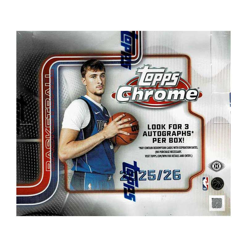 NBA 2025-26 Topps Chrome Basketball Jumbo Box 12/24入荷 ｜カード