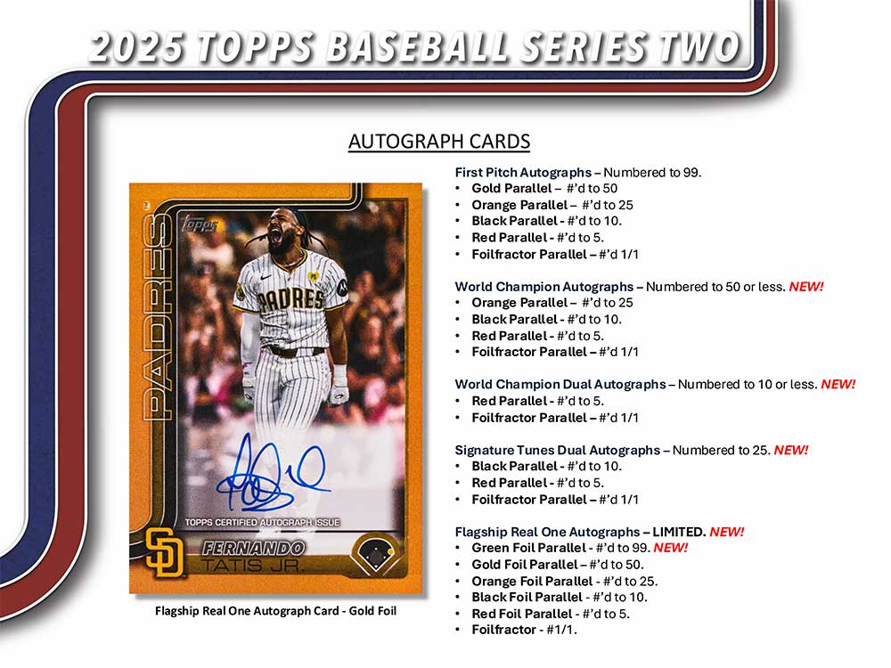 MLB 2025 Topps Series 2 Baseball Value Box 6/12入荷！ ｜カード