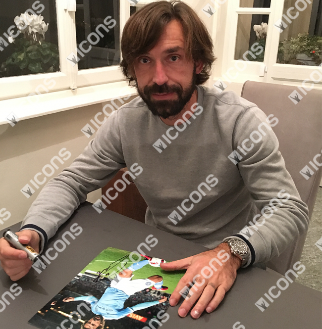 アンドレア・ピルロ 直筆サインフォト Signed New York City FC : New