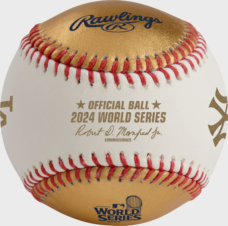 Rawlings社製 MLB 2024 ワールドシリーズゴールド公式球 ヤンキース vs
