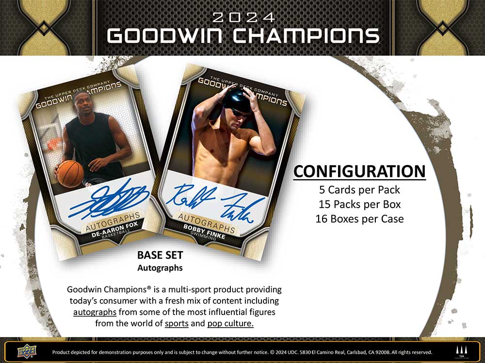 2024 Upper Deck Goodwin Champions Trading Cards Box 1/23発売