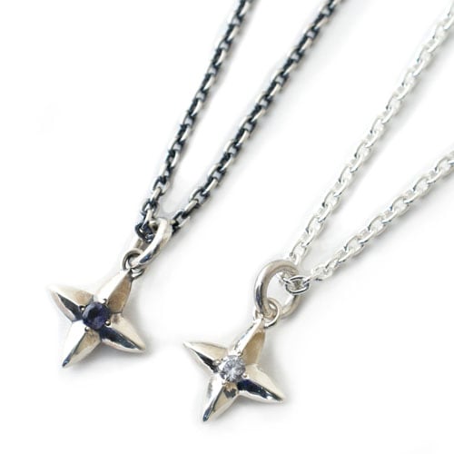 STAR-CROSS STONE NECKLACE 佐藤健さん着用 の販売【CHARCOAL*GREEN