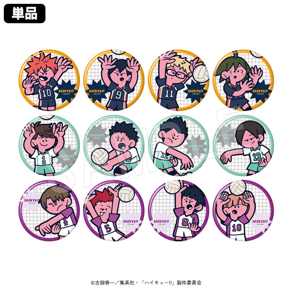 5月発送】ハイキュー!! トレーディングマット缶バッジ JF2026(A)(pcs