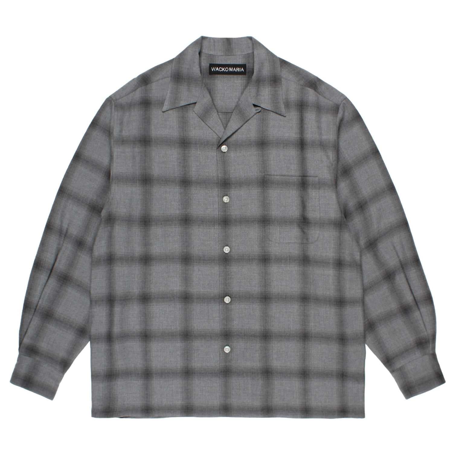 visvim KEESEY SHIRT STRIPES L/S (0125205011005) BLACK