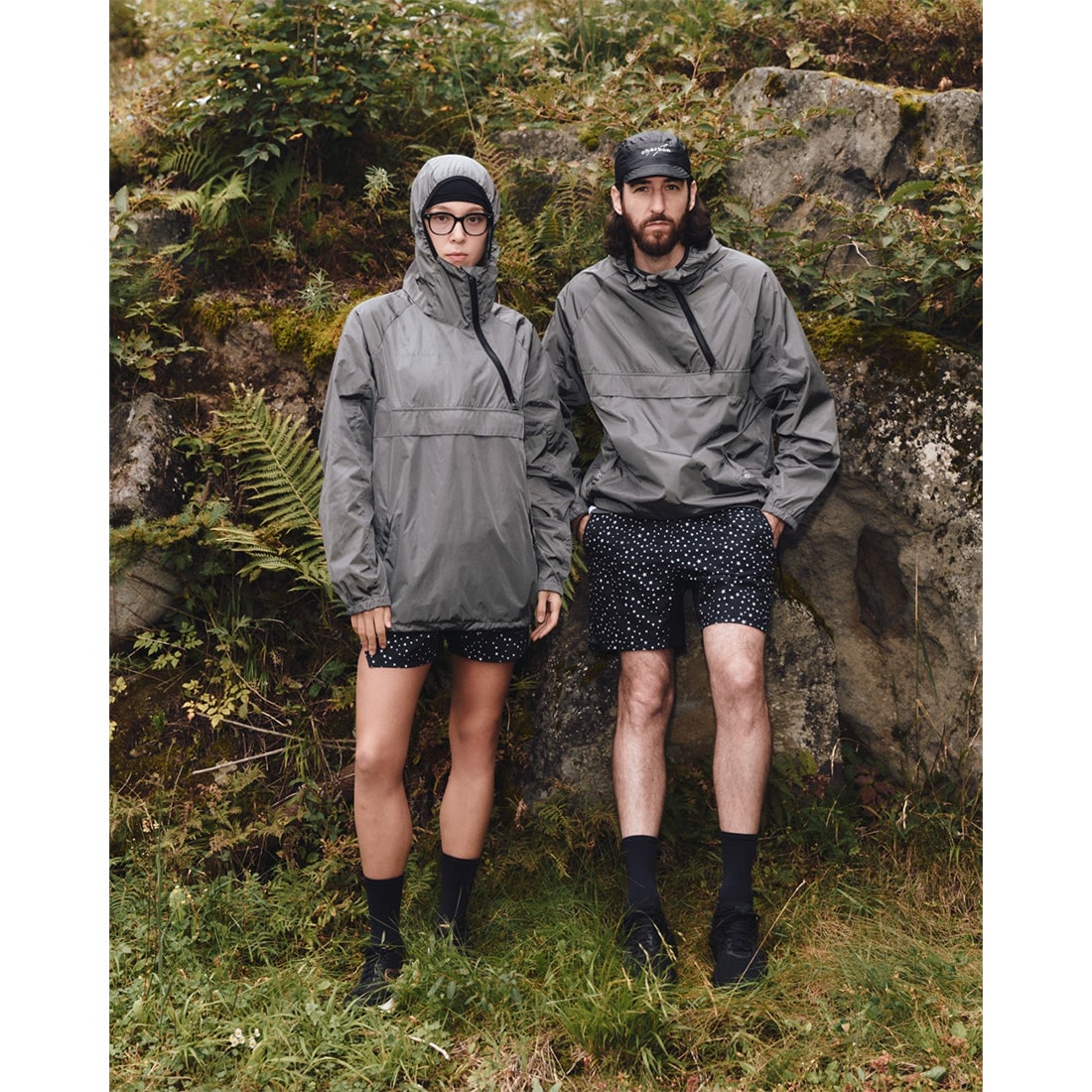 charbon / LIMONTA NYLON TAFFETA ANORAK PARKA Ver.1.5 CHARCOAL