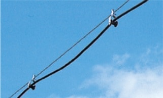 ツヨロン 藤井電工 1号金車 OA-15 (通信線延線用) | 通線具,架空