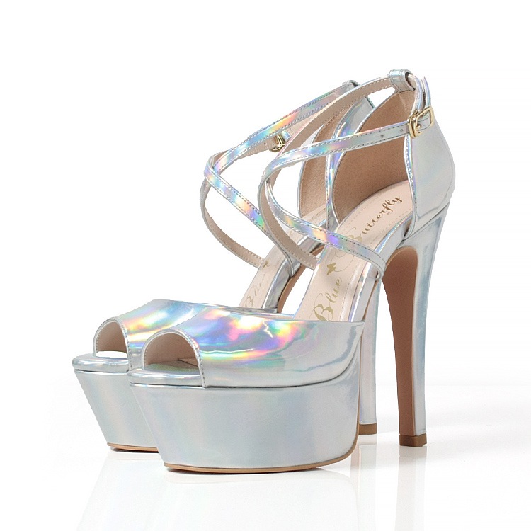 14cmヒール サンダル パンプス 厚底 セパレート ストラップ 2026新作