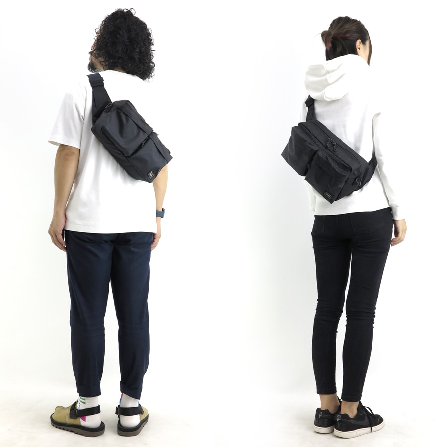 ポーター フォース 2WAYウエストバッグ 855-07418 （カラー：ブラック