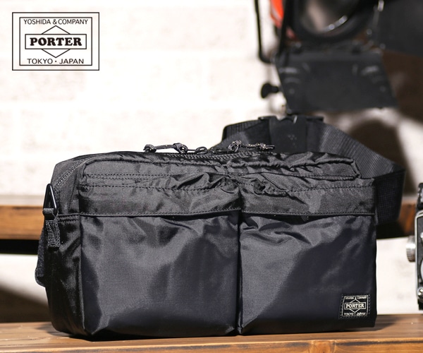 ポーター フォース 2WAYウエストバッグ 855-07418 （カラー：ブラック
