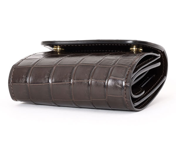 選べるノベルティ付】 ワイルドスワンズ クロコダイル イーノ 3つ折り