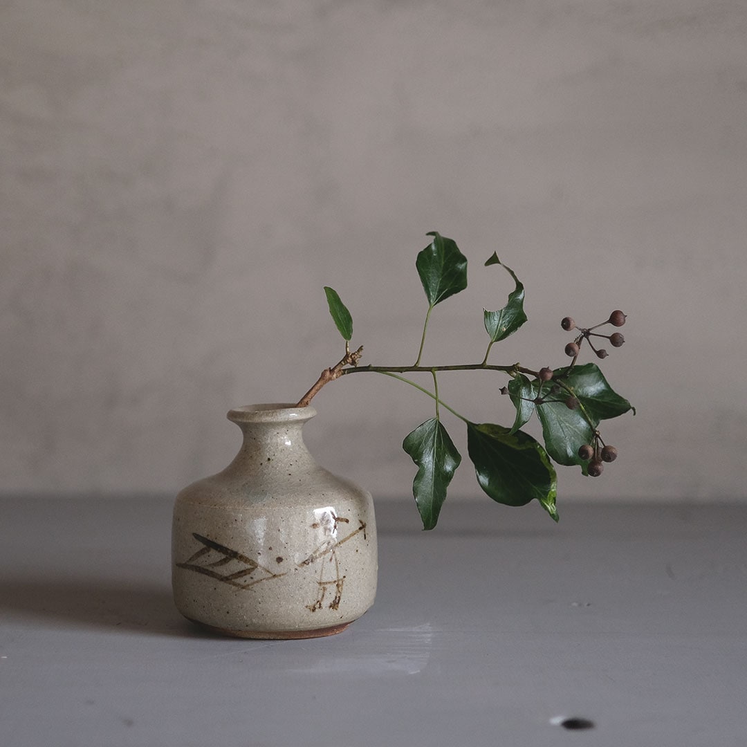 花入/絵唐津 | からつ焼 高麗窯 | 糸島くらし×ここのき 公式通販サイト