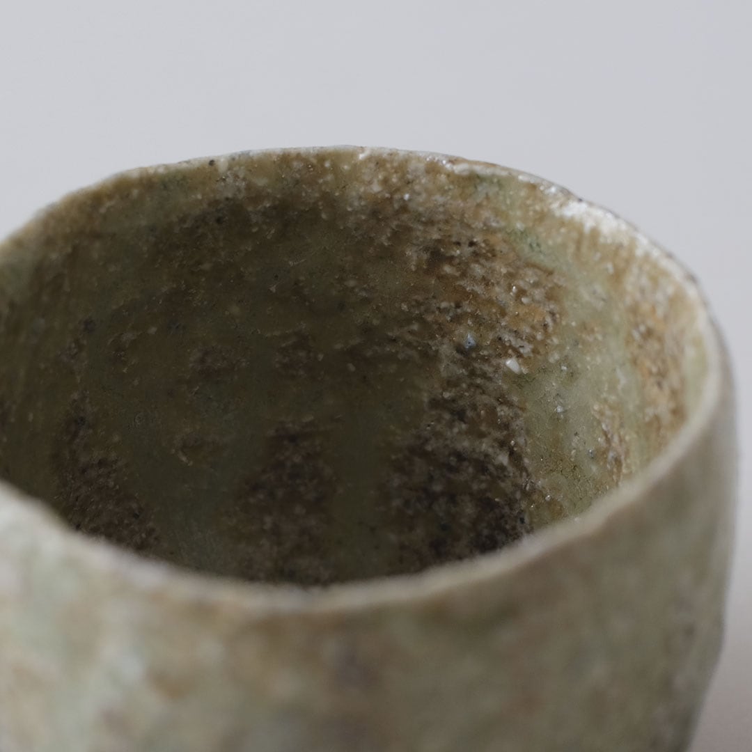 唐津灰被り ぐい呑み/一点もの | 唐津焼 雅樂窯 ( うたがま ) | 糸島