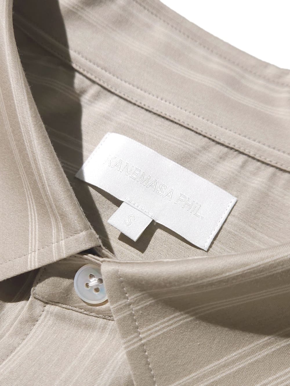 KANEMASA(カネマサ) 46G Atmosphere Stripe S/S Shirt - COLDBECK