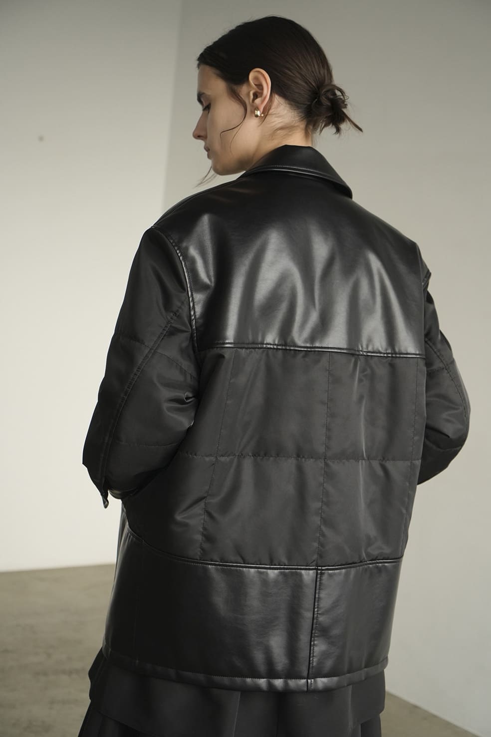 CLANE(クラネ) LEATHER SWITCHING OVER JACKET - COLDBECK ONLINE