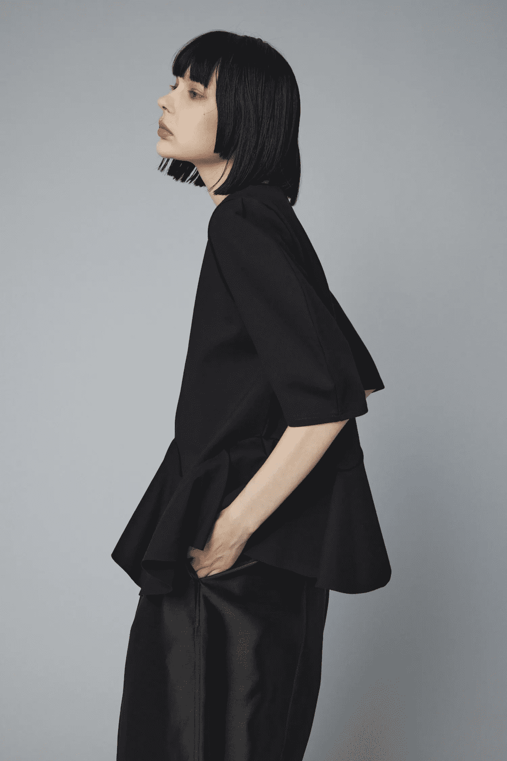 HeRIN.CYE(ヘリンドットサイ) Ponte frill tops - COLDBECK ONLINE