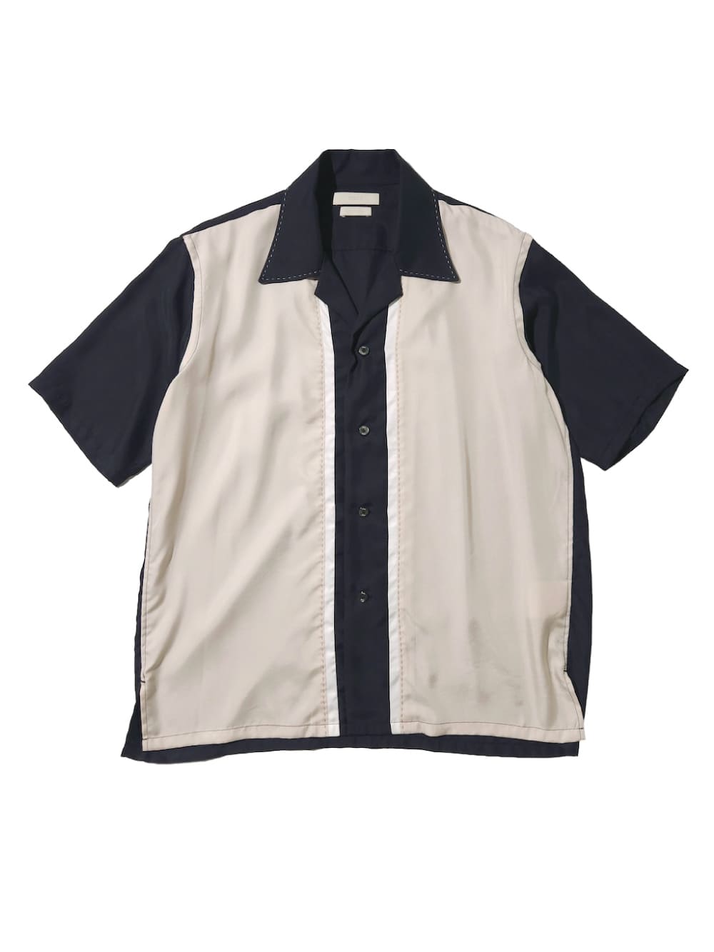 YOKE(ヨーク) COLORBLOCK OPEN COLLAR SHIRT - COLDBECK ONLINE