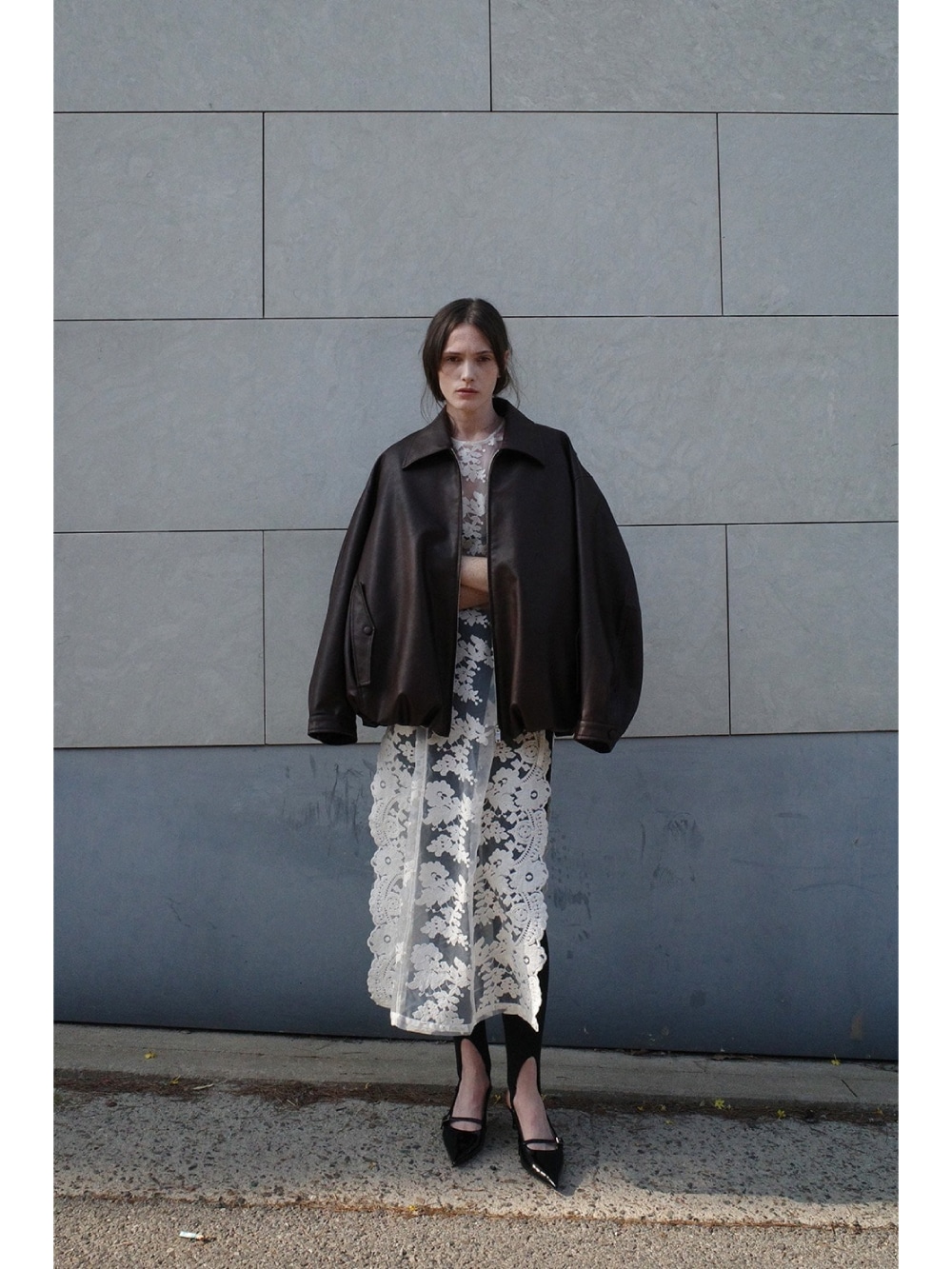 CLANE(クラネ) FAKE LEATHER BALLOON JACKET - COLDBECK ONLINE