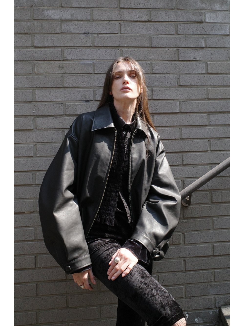 CLANE(クラネ) FAKE LEATHER BALLOON JACKET - COLDBECK ONLINE