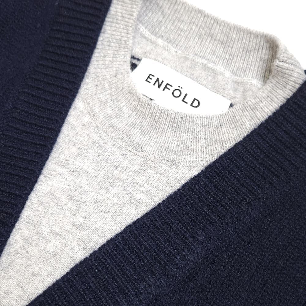 ENFOLD(エンフォルド) V-NECK LAYERED PULLOVER - COLDBECK ONLINE