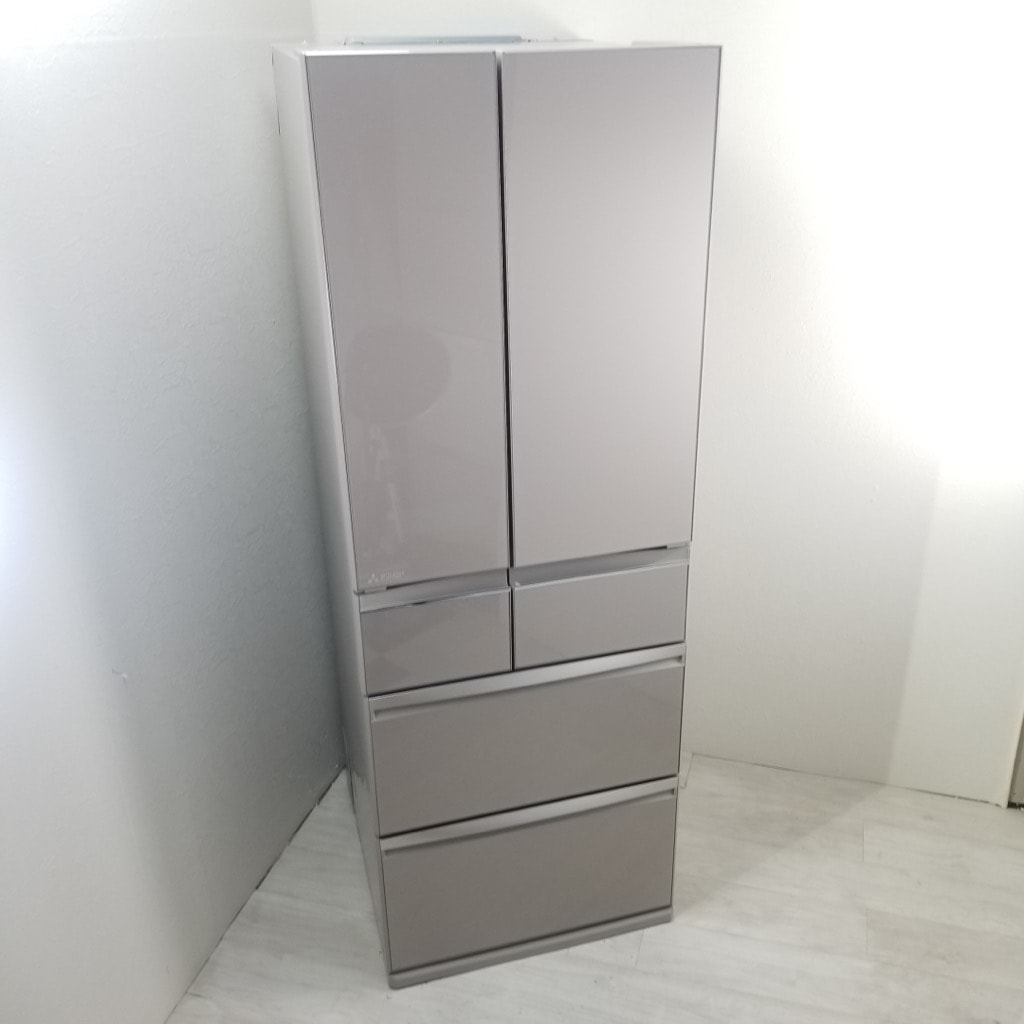 中古 高年式 517L 6ドア冷蔵庫 三菱 MR-WX52D-F 2019年製 自動製氷機