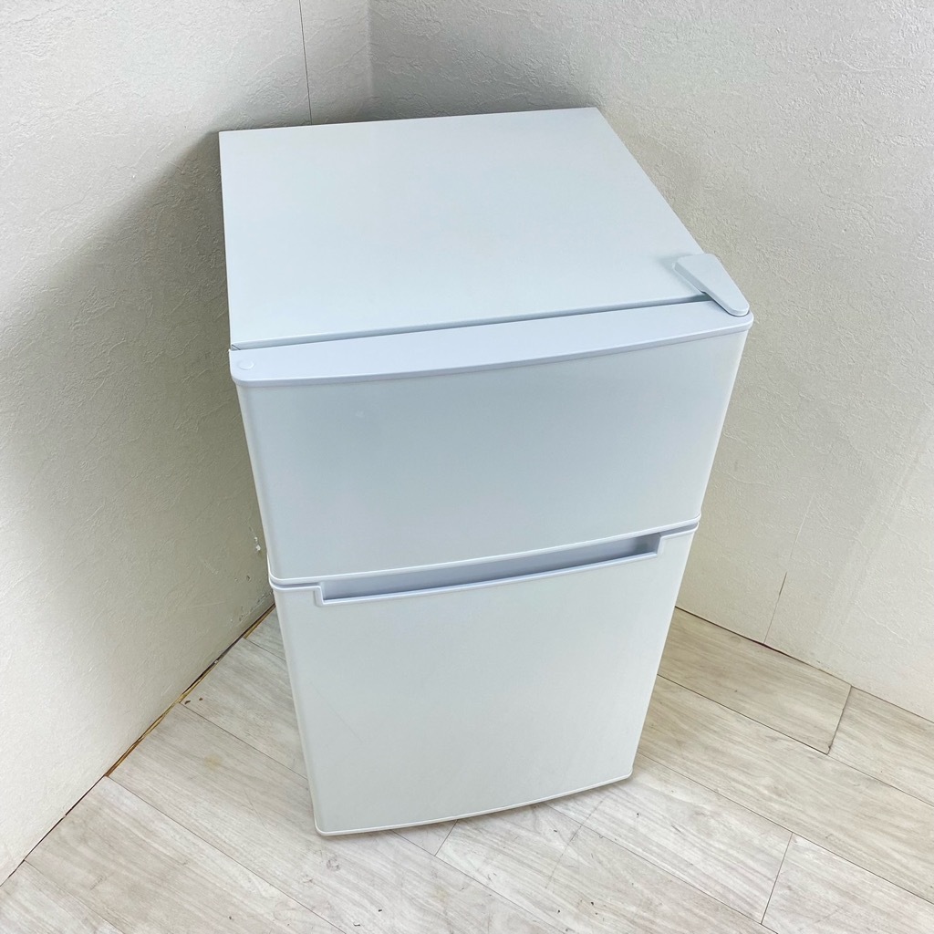 中古 高年式 amadana タグレーベル バイ アマダナ 85L 2ドア冷蔵庫 AT