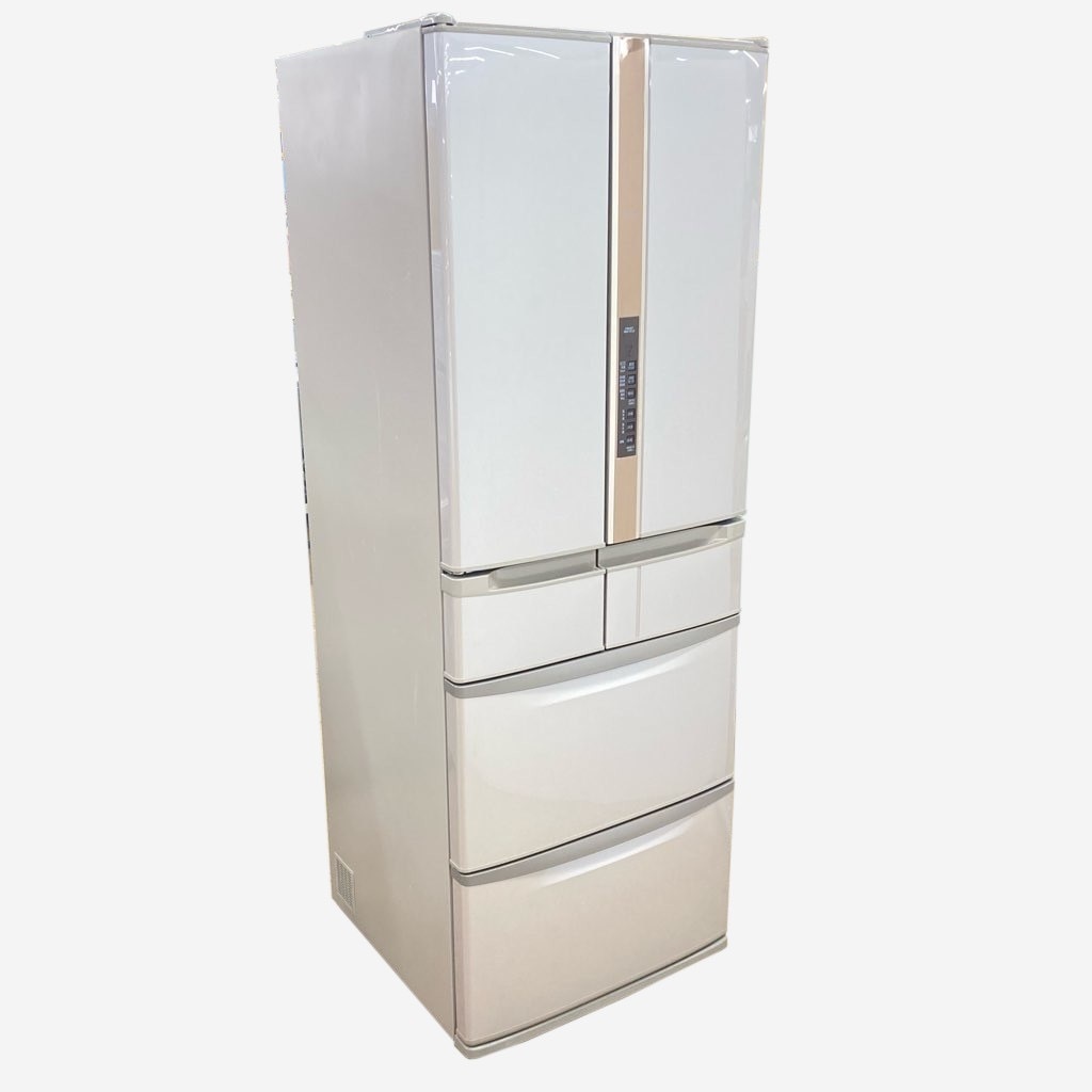 中古近郊自社便可 日立 441L 6ドア冷蔵庫 R-SF440CM-T 2013年製 真空