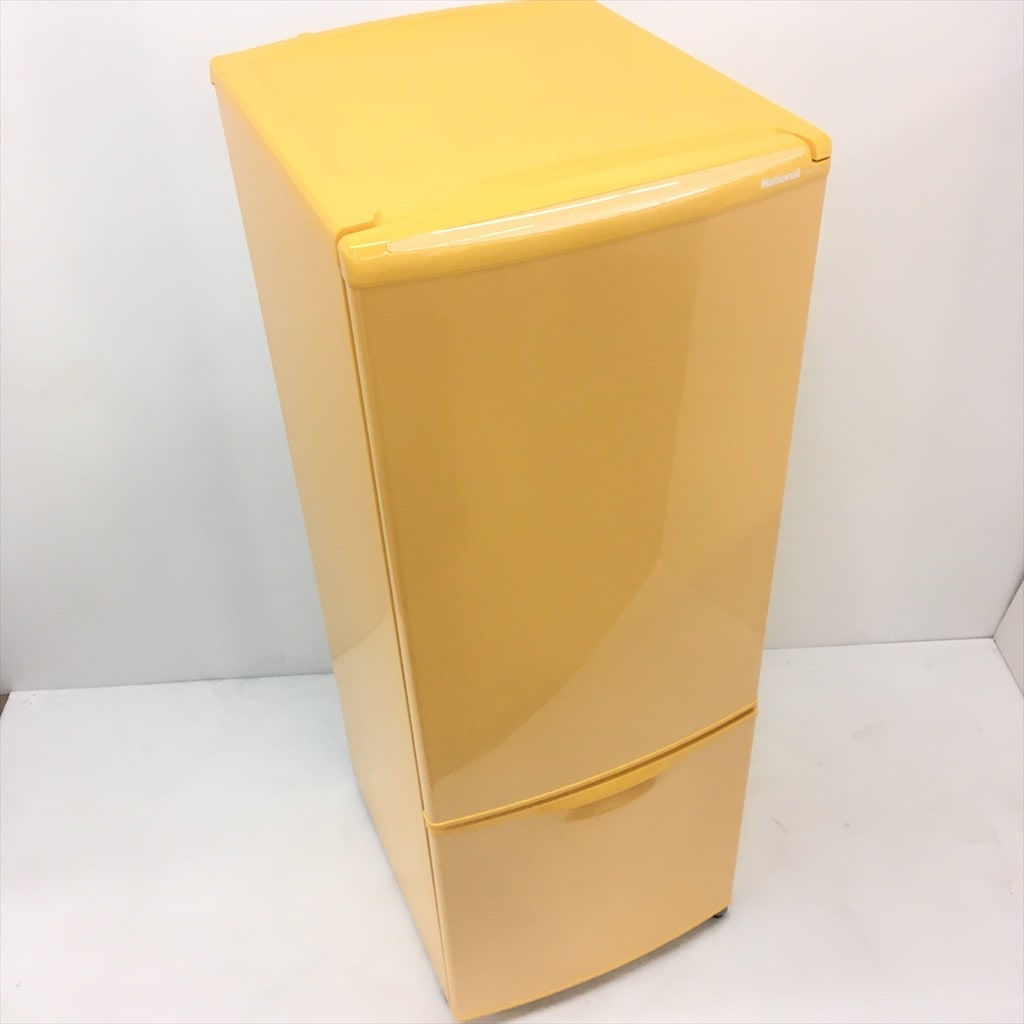 中古 美品 希少 162L 2ドア冷蔵庫 National ナショナル NR-B162J-D