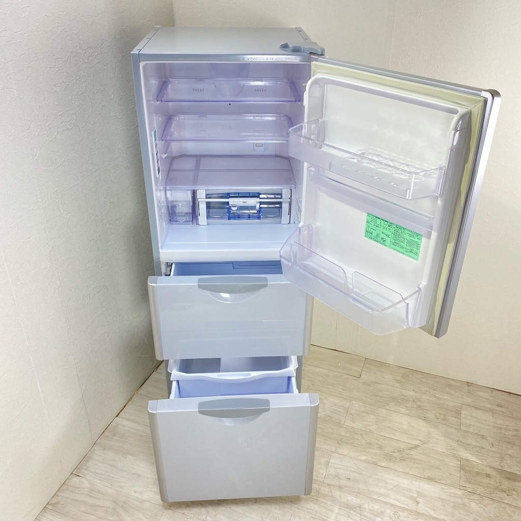 中古 中型冷蔵庫 日立 真空チルド 265L 3ドア R-S270DMV-HM 2013年製