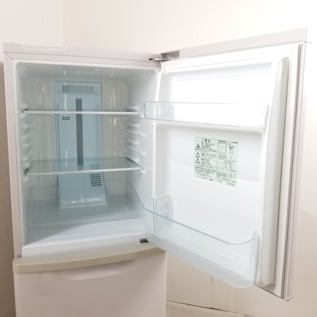 中古 138L 2ドア冷蔵庫 パナソニック NR-B142W-P 2010年製 ピンク
