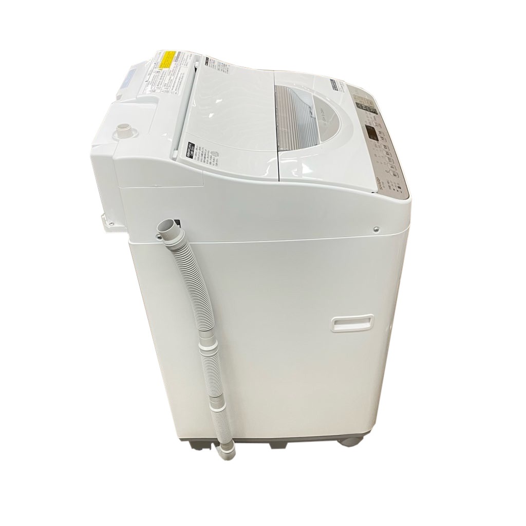 中古 洗濯5.5kg 乾燥3.5kg 全自動洗濯乾燥機 シャープ ES-TX5D-S 2020