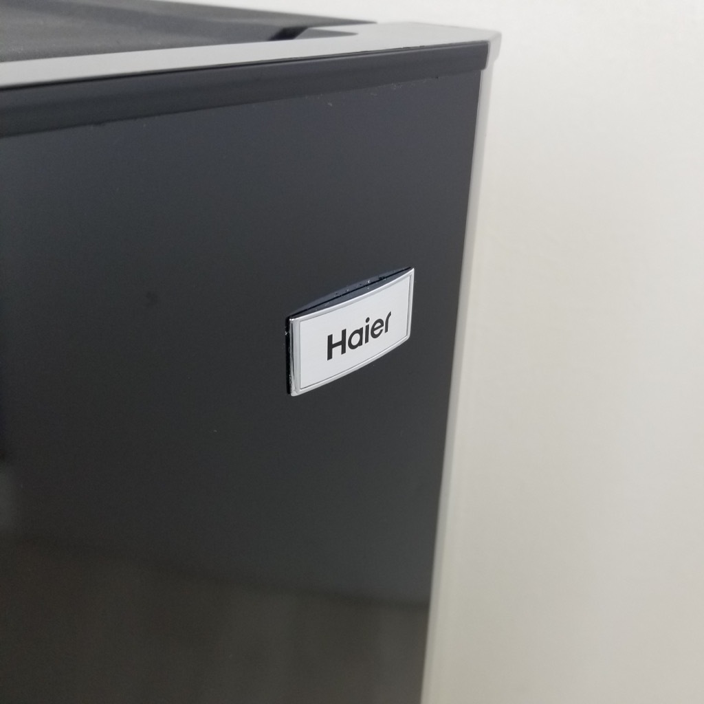 中古 2ドア冷蔵庫 ブラック 黒 ハイアール 106L 2014年～2015年製