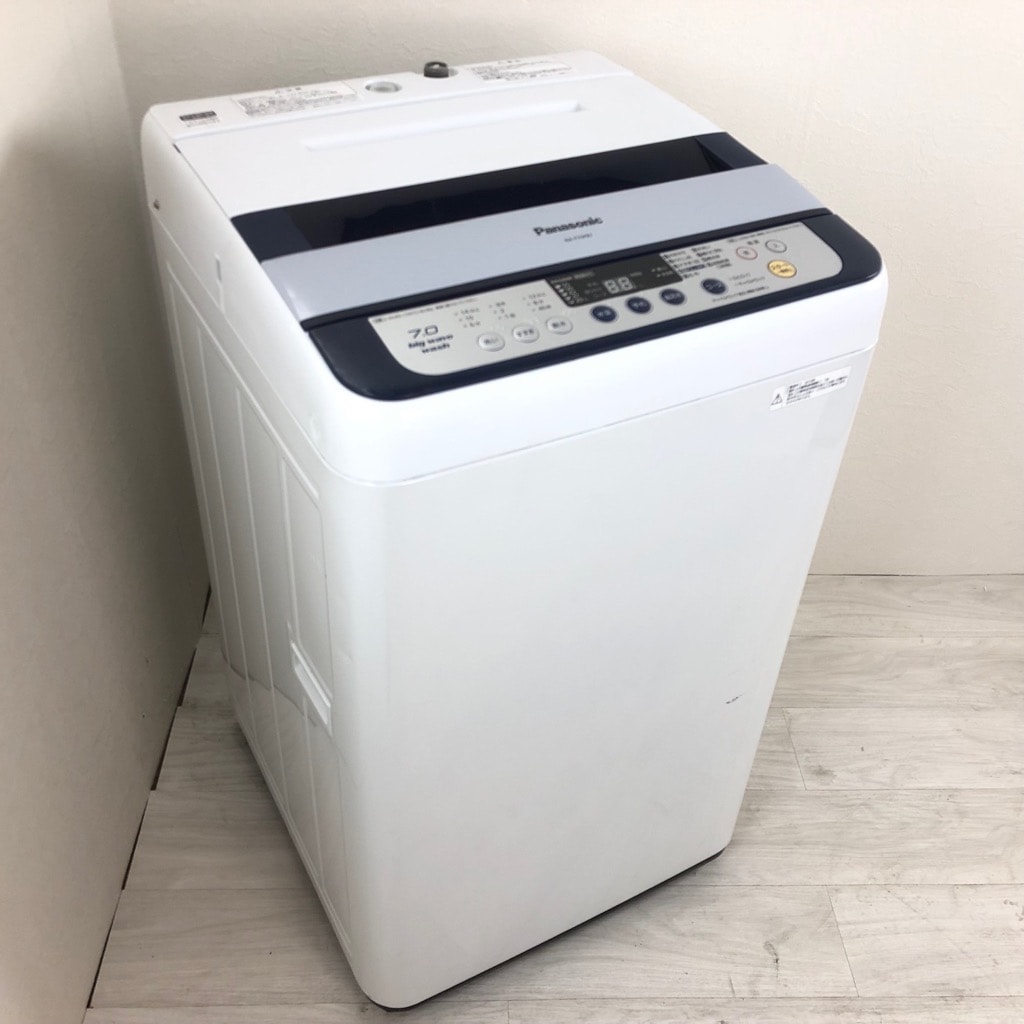 中古 7.0kg 送風乾燥機能 全自動洗濯機 パナソニック 2014年製造 単身